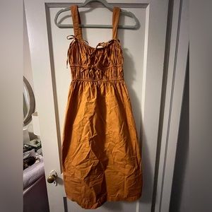 LUSH burnt orange dress